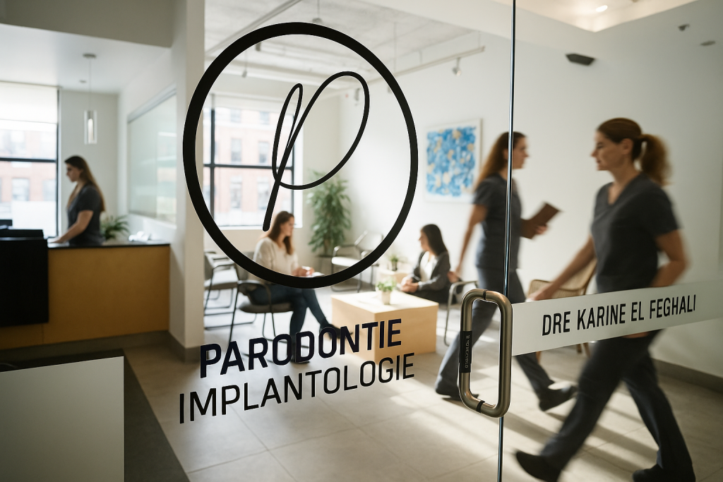 Salle d'attente de parodontie quebec